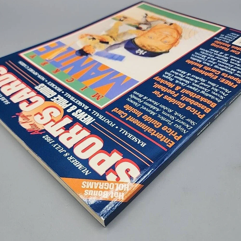 Allan Kaye's Sports Cards News and Price Guides July 1992 Mickey Mantle & Cards
